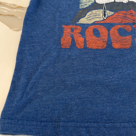 Snoopy Blue Nature Rocks Short Sleeve Tee - Picture 6 of 13